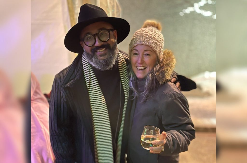 Shai and Kim at Winterfest 2022