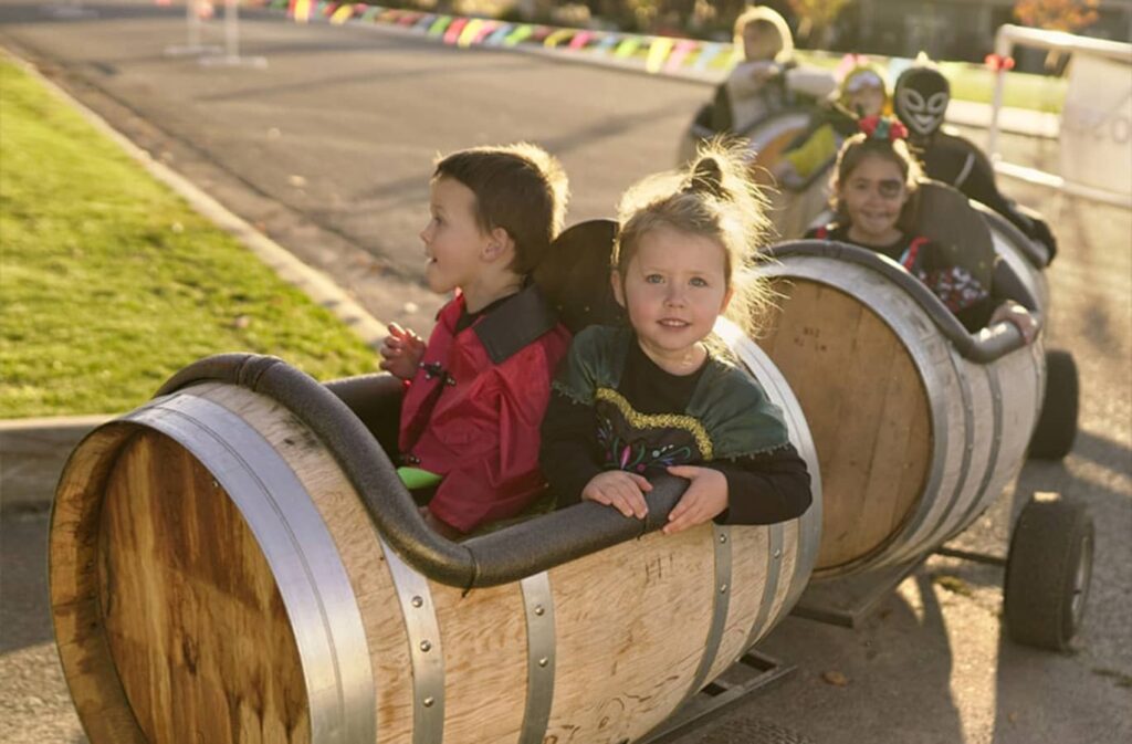 Wine barrel rides
